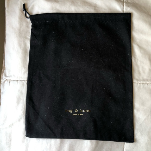 1 New Rag & Bone Black shoe 👞 protector with Gold Logo - Picture 1 of 7